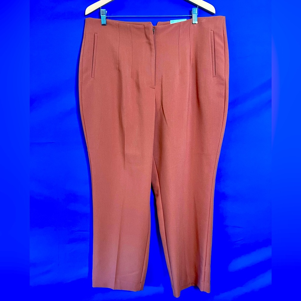 Nine West Tapered High Rise Chino Pants Plus Size 18 NWT